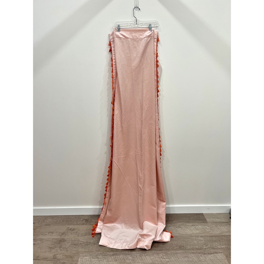 Opalhouse Blush Velvet Curtain Panel with Tassels - Picture 4 of 12